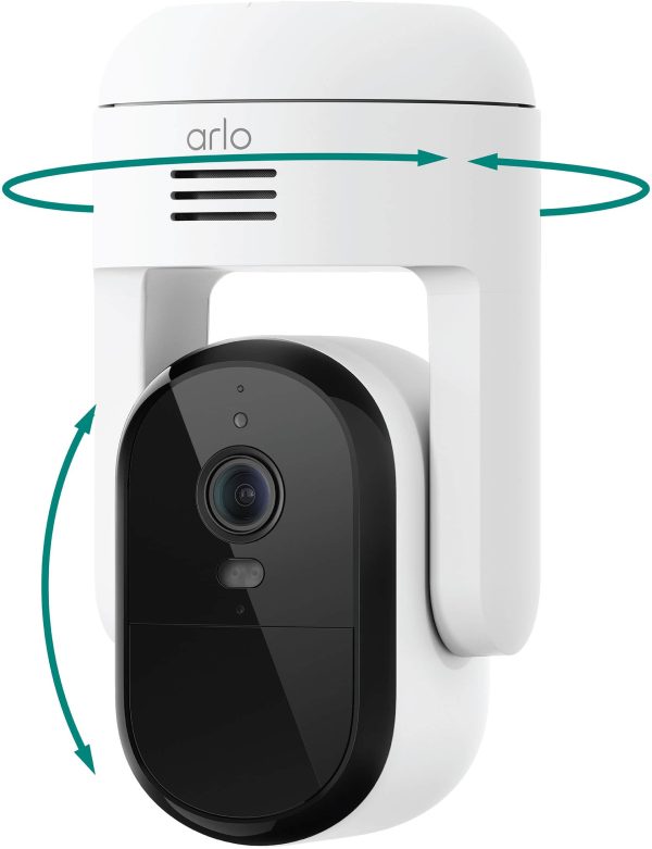Arlo Essential Pan Tilt Outdoor Security Camera 2K Wired-0