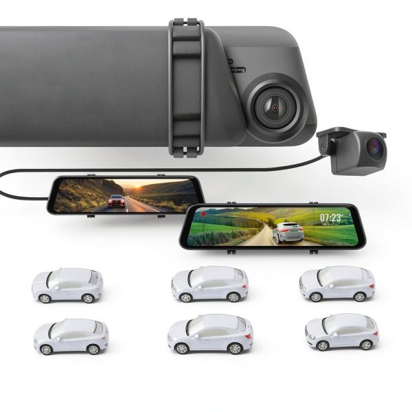 GekoGear Oribit D100 Dash Cam Rearview Mirror 1080p ADAS-2