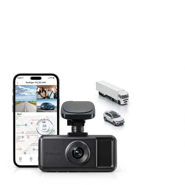 REDTIGER A6 3 Channel Dash Cam 4K GPS WiFi Touch Screen-7