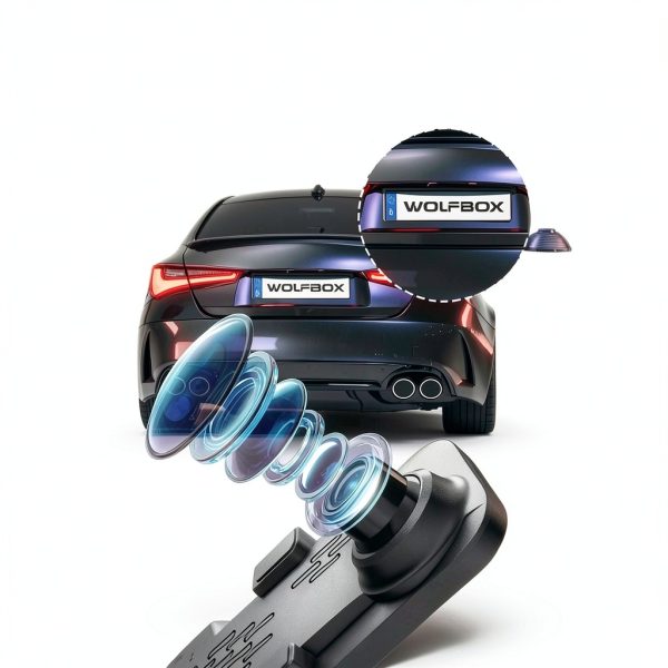 WOLFBOX 4K Mirror Dash Cam GPS WDR Parking Monitor-4