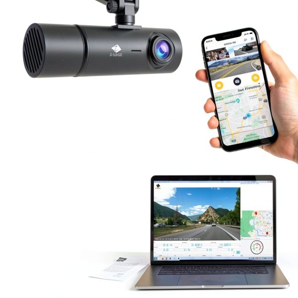 Z Edge 3 Channel Dash Cam Touch Screen Night Vision GPS-4