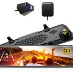 WOLFBOX 4K Mirror Dash Cam GPS WDR Parking Monitor-0