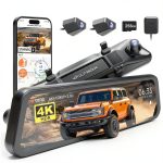 WOLFBOX 3 Channel Dash Cam STARVIS 2 4K WiFi Voice Control-0
