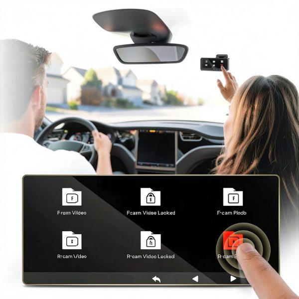 REDTIGER 4K Dash Cam Dual Recording Voice Control GPS-6