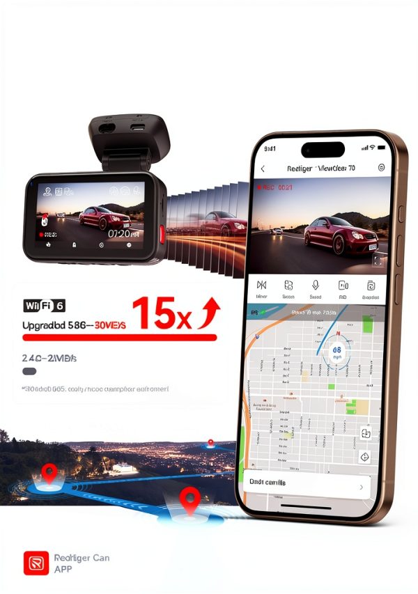 REDTIGER Dash Cam 4K Dual Recording Hyper Night Clarity-3