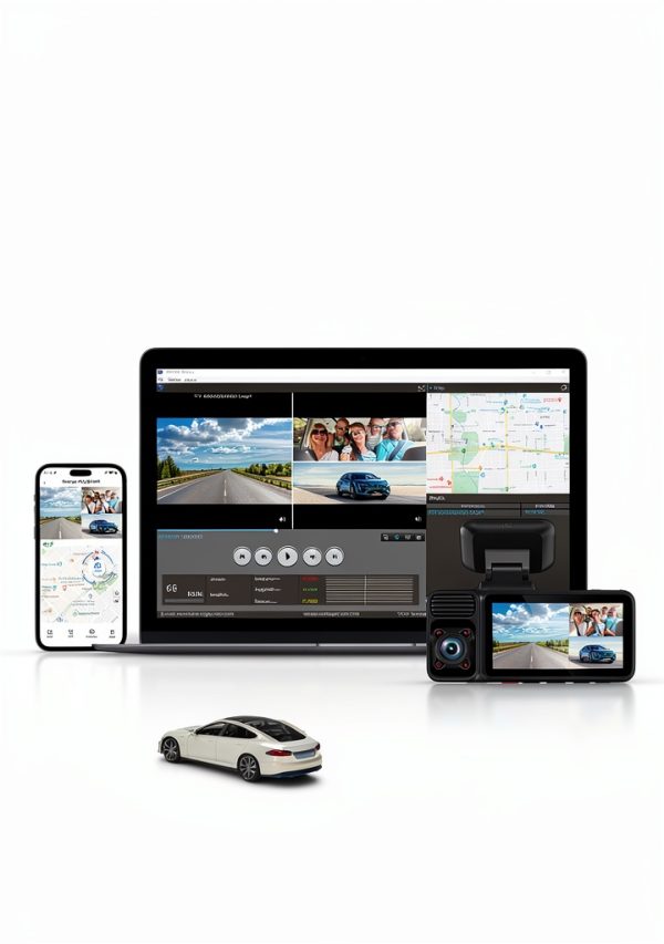 REDTIGER 4K Dash Cam Touch Screen Voice Control GPS-5