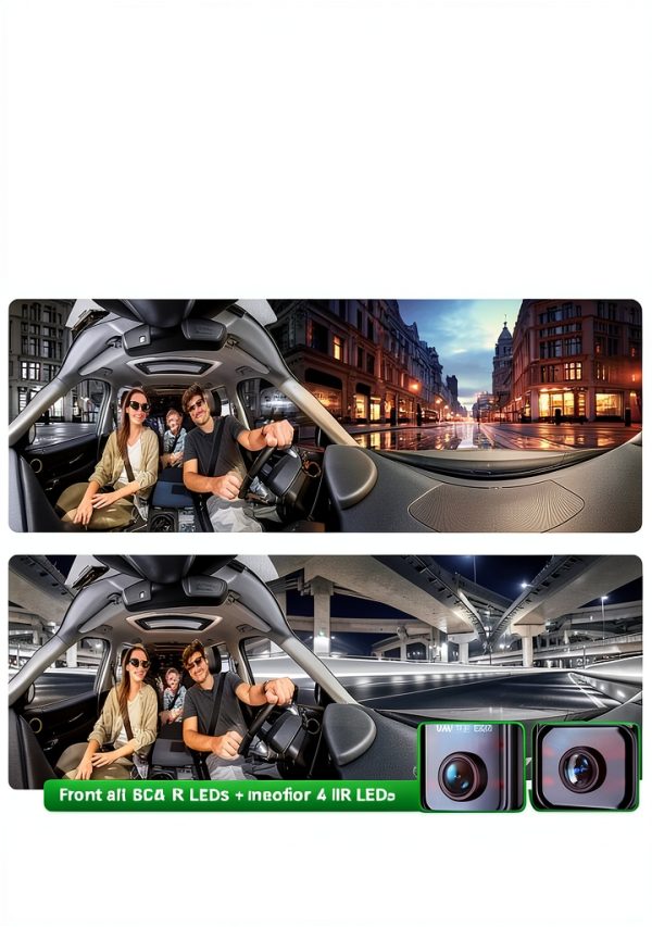 Vantrue E360 ACE 360 Dash Cam Dual STARVIS 2 Action Camera-10