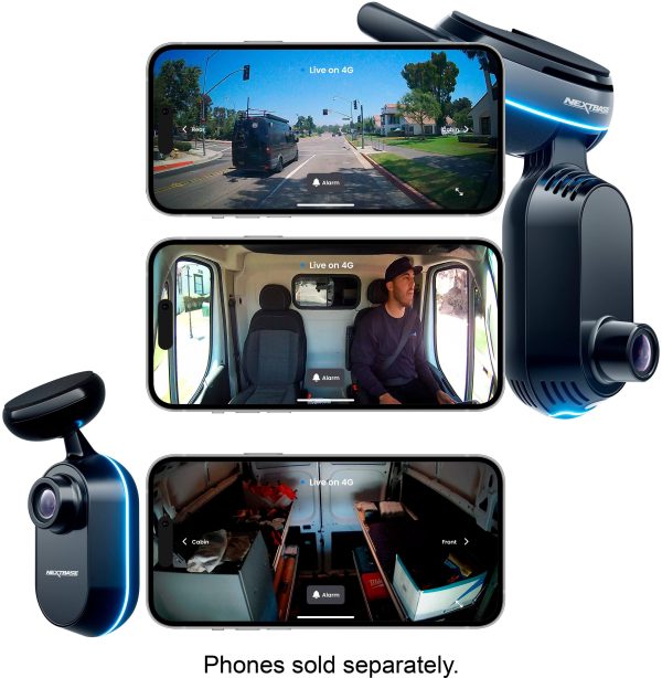 Nextbase iQ Smart Dash Cam 2K 4G AI Live View Parking-4