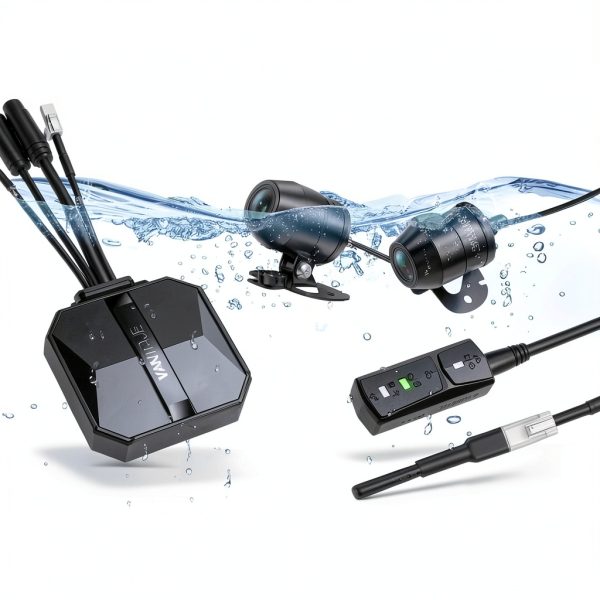 Vantrue F1 Motorcycle Dash Cam 4K Waterproof GPS Wi Fi-8