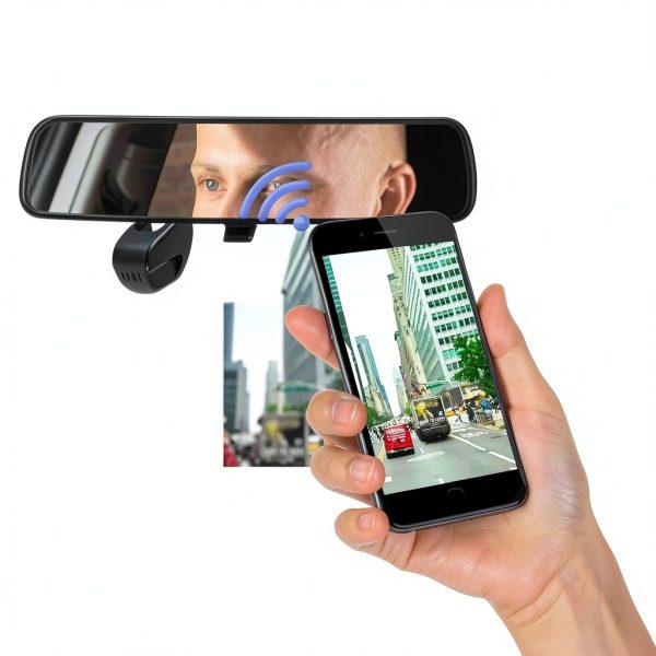 Pyle Wifi HD Car Dash Camera 1080p Night Vision Wireless-3