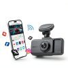 REDTIGER A6 3 Channel Dash Cam 4K GPS WiFi Touch Screen-4