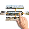 Rexing M1 Pro Mirror Dash Cam 1440p Front 1080p Rear-1