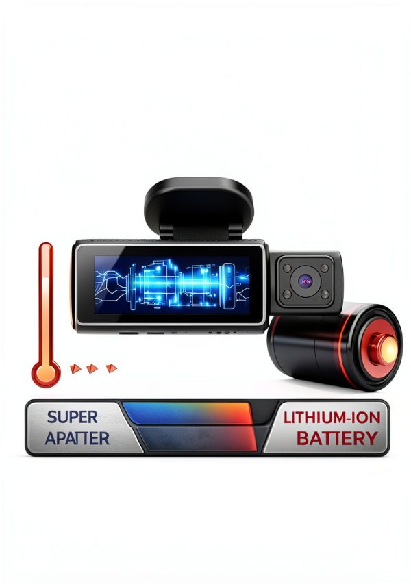 CardiVox A21 4K Dash Cam GPS ADAS WiFi 3 Channel Recording-6