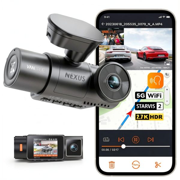 Vantrue N2X Dash Cam Front Cabin Recording Night Vision-1