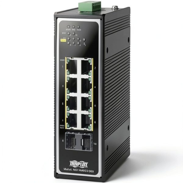 Tripp Lite 8 Port Industrial Gigabit Ethernet Switch PoE-0