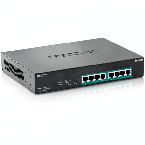 TRENDnet 8 Port Gigabit PoE Switch Full Power 240W-0