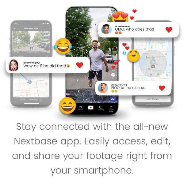 Nextbase 2K Piqo Dash Cam Compact GPS WiFi Bluetooth Parking-4