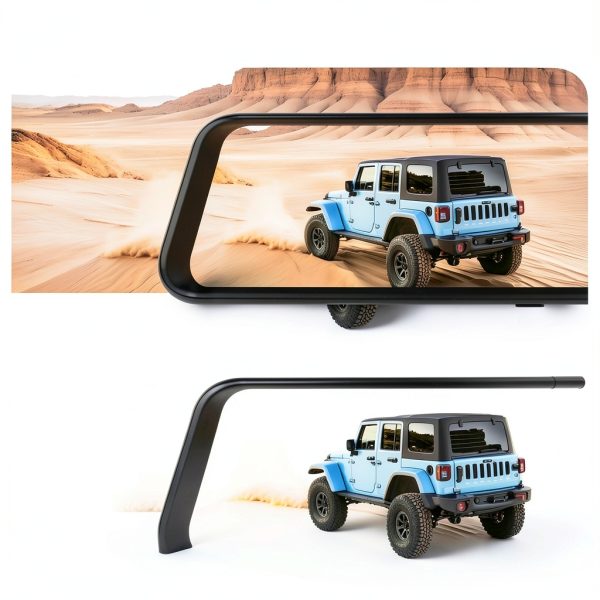 WOLFBOX 4K Mirror Dash Cam 12 Inch Screen WiFi GPS-3