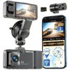 NEXPOW K02 Dash Cam 4K Front Rear Cabin GPS Car Camera-0