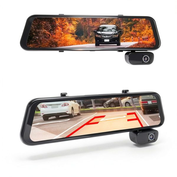 Rexing M3 1080p 3 Channel Mirror Dash Cam GPS Black-8