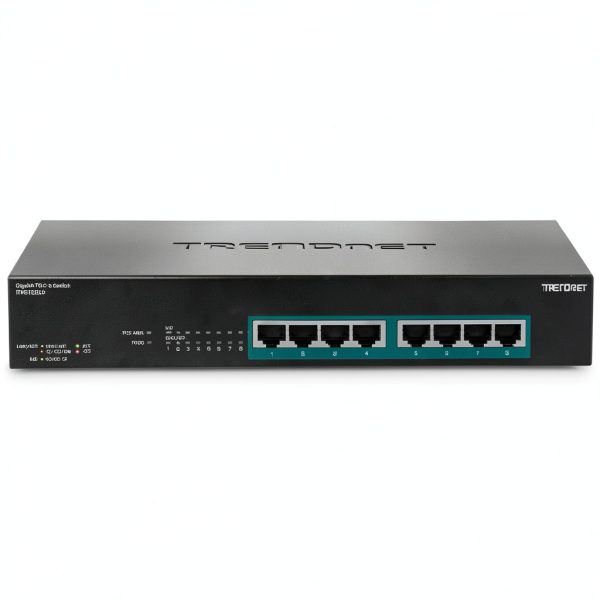 TRENDnet 8 Port Gigabit PoE Switch Full Power 240W-4