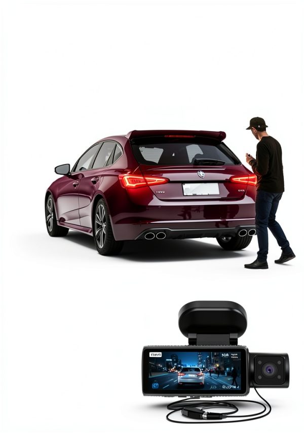 CardiVox A21 4K Dash Cam GPS ADAS WiFi 3 Channel Recording-8