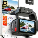 REDTIGER 4K Dash Cam Voice Control GPS WiFi Night Vision-0