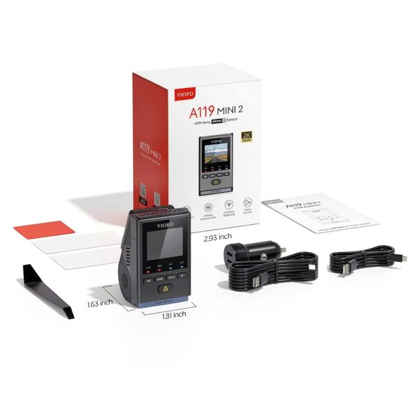 VIOFO A119 Mini 2 Dash Cam STARVIS 2 Sensor 2K 60fps-8