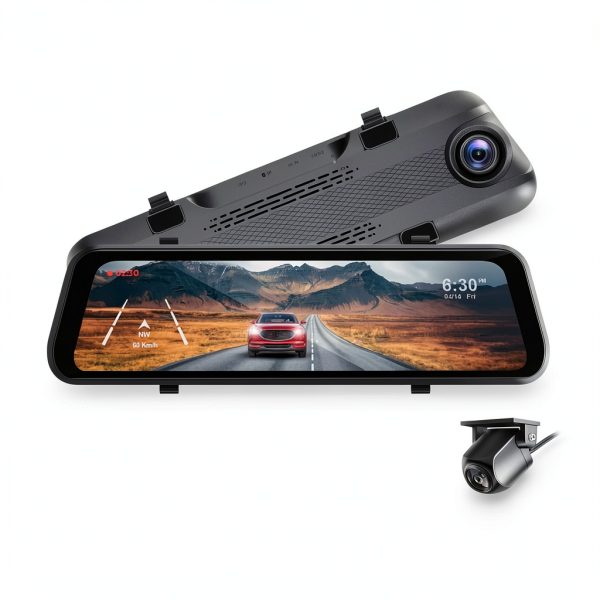 GekoGear Oribit D100 Dash Cam Rearview Mirror 1080p ADAS-0