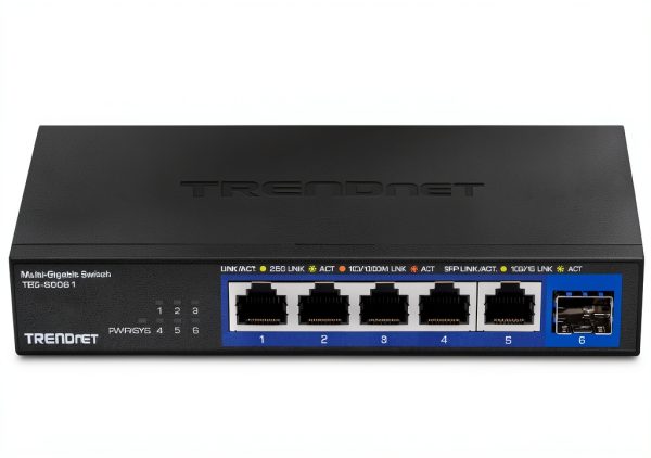 TRENDnet TEG S5061 6 Port 2.5G Switch 10G SFP+-1