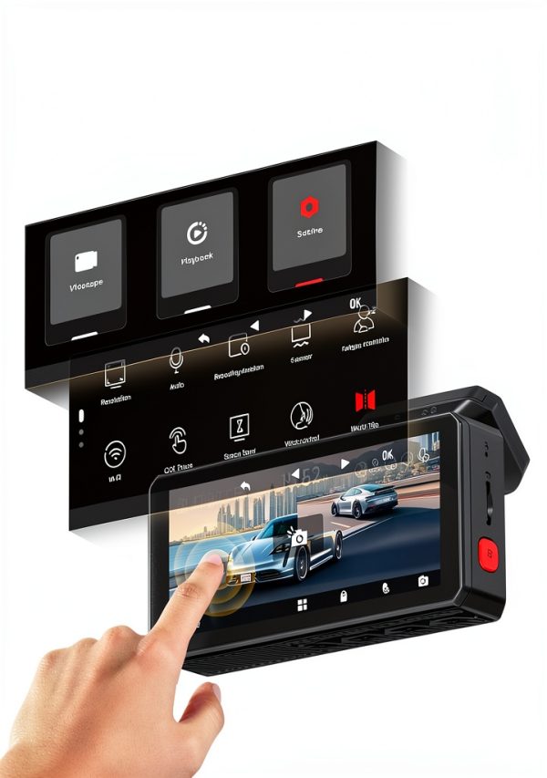 REDTIGER 4K Dual Dash Cam Voice Control 256GB Storage-6