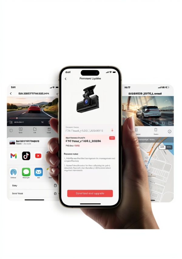 REDTIGER 4K Dash Cam with Night Vision Voice Control WiFi-6
