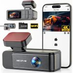 NEXPOW 4K Dash Cam Dual Recording Built in WiFi Night Vision-0