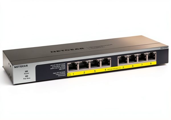 NETGEAR 8 Port Gigabit Ethernet PoE Unmanaged Switch Gray-0