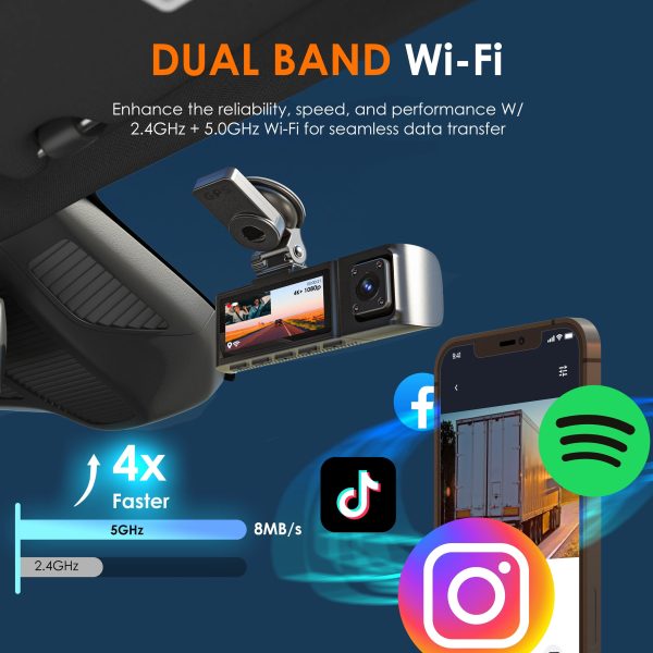 Rexing R316 4K GPS WiFi Front Cabin Dash Cam-2