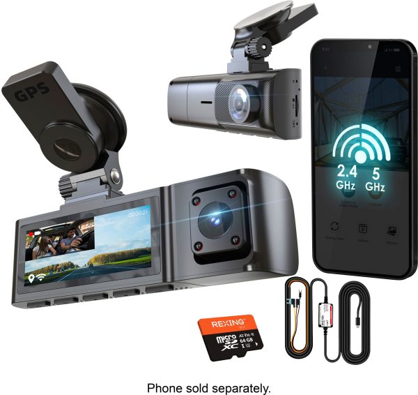 Rexing R316 4K GPS WiFi Front Cabin Dash Cam-1