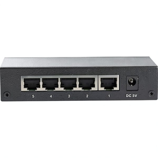 Intellinet 5 Port Fast Ethernet Office Switch Metal Case-4