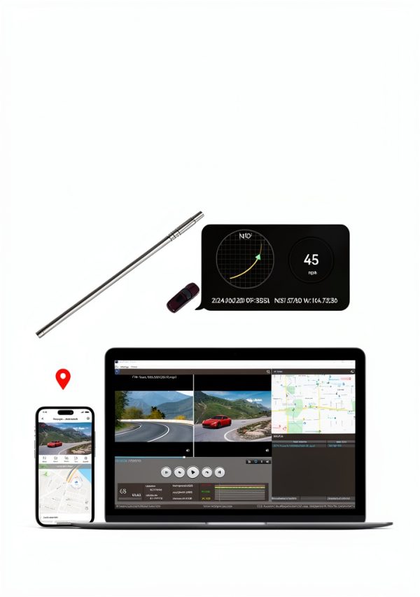 REDTIGER 4K Dash Cam Voice Control GPS WiFi Night Vision-7