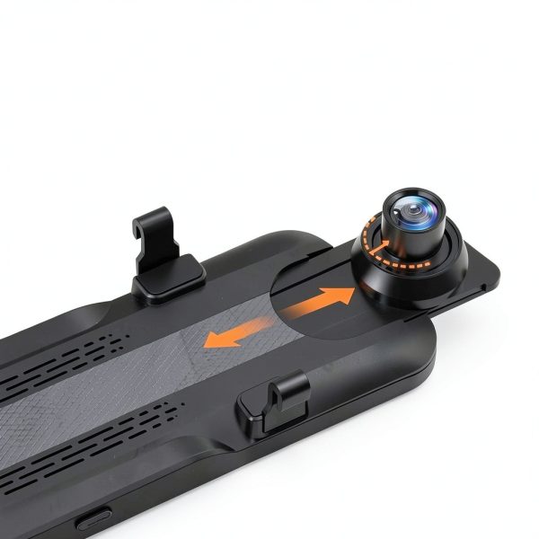 WOLFBOX M40 4K Mirror Dash Cam WiFi GPS Safety Alerts-7