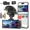 REDTIGER 4K Dash Cam Voice Control GPS WiFi Night Vision-0