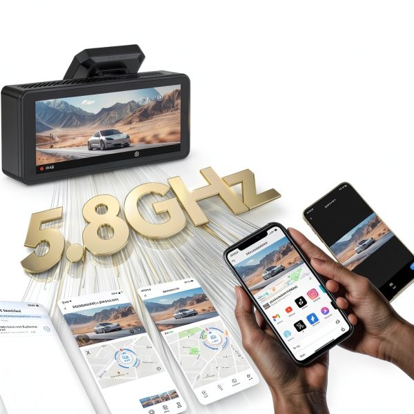 REDTIGER 4K Dash Cam Dual Recording Voice Control GPS-5