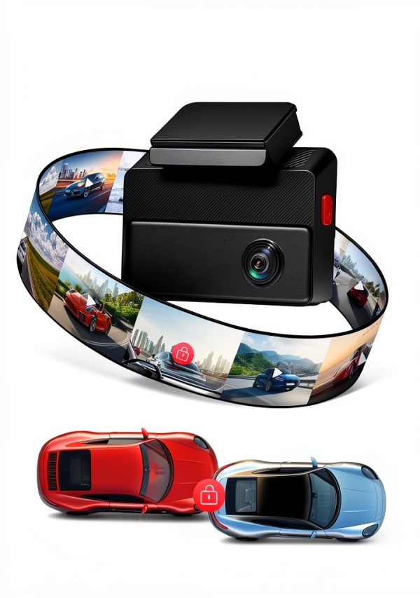 REDTIGER Dash Cam 3 Channel 2.5K Touch Screen Black-4