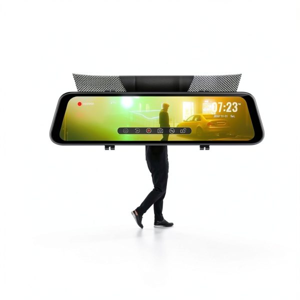 GekoGear Oribit D100 Dash Cam Rearview Mirror 1080p ADAS-5