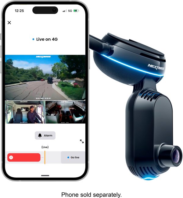 Nextbase iQ 1K Smart Dash Cam 4G LTE GPS Black-0