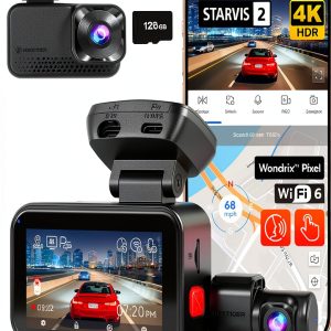 REDTIGER Dash Cam 4K Dual Recording Hyper Night Clarity-0