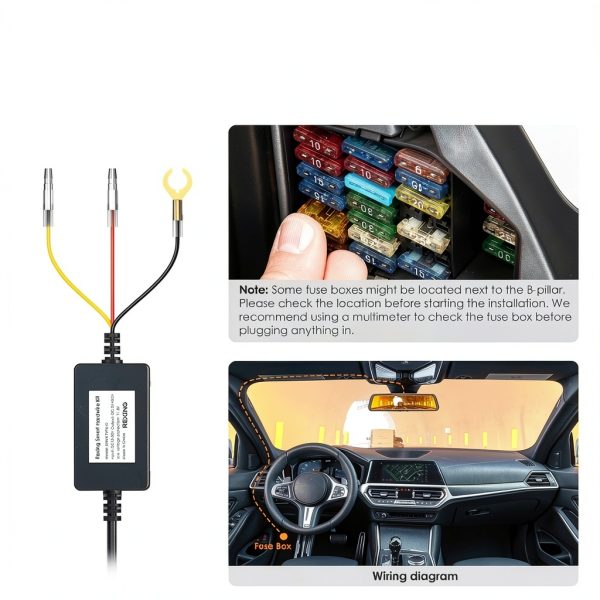 Rexing Smart Hardwire Kit Type C Dash Camera Power-1