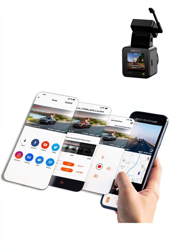 Vantrue E1 Lite Dash Cam 1080P GPS WiFi Voice Control-5