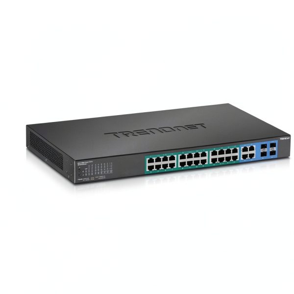 TRENDnet 28 Port Gigabit Web Smart PoE Switch Network-8
