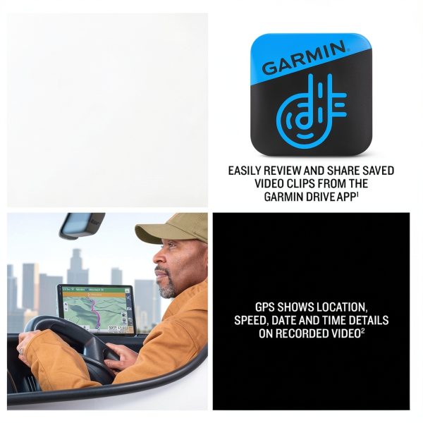 Garmin dēzl DualView Dash Cam GPS Blind Spot Monitoring-5