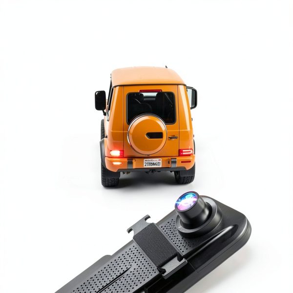 WOLFBOX M40 4K Mirror Dash Cam WiFi GPS Safety Alerts-4